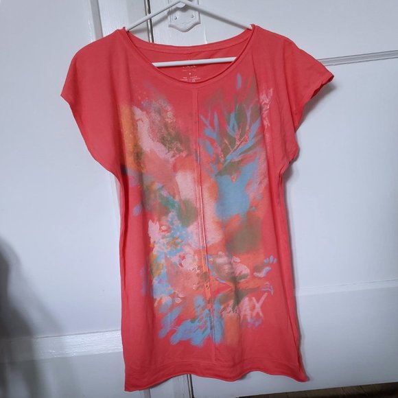 Armani Exchange Pima Cotton Short Sleeve Tee - Picture 1 of 6